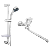 Смеситель для ванны Rubineta Prince 12 C + Practic Fresh 625001