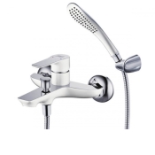 Смеситель для ванны WELLE GERDA WEV23461KX-H21166-HN