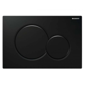 SIGMA 01 cмывная клавиша, пластик, черный RAL 9005