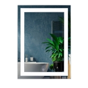 Зеркало с подсветкой UNIO MRR-01 SQR-AA-S 600 x 800 mm LED FL с сенсором 97949003041928091 - 000027462