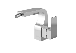 Смеситель для биде Kohlman Saxo Chrome с донным клапаном (QB130S)