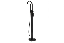 Смеситель для ванны свободностоящий Besco Modern ІІ черный матовый (NAVARA18321)