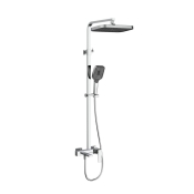 Душова система Qtap Gemini 51103KNC Chrome прямий вилив (QT51103KNC)