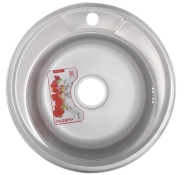 Мойка кухонная ZERIX Z490-06-170E (satin) (16шт/ящ) (ZX2618)