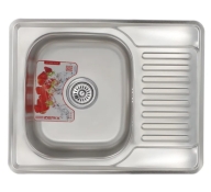 Кухонна мийка ZERIX Z6350-06-160E (satin) (ZM0561)