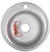 Мойка кухонная ZERIX Z490-06-180D (decor) (ZX1583)