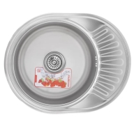 Мойка кухонная ZERIX Z5745-06-180E (satin) (ZX1590)