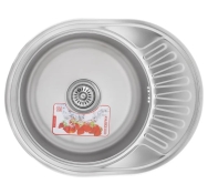 Мойка кухонная ZERIX Z5745-06-180D (decor) (ZX1591)