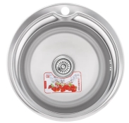Мойка кухонная ZERIX Z510-08-180E (satin) (ZX1586)