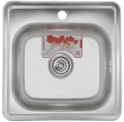 Мойка кухонная ZERIX Z4848-06-160D (decor) (ZM0558)