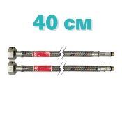 Гибкая подводка M10-040 см KOER (шланги в нержавеющей оплетке) (KR0273)