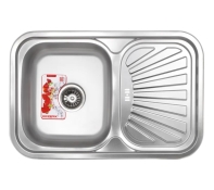 Мойка кухонная ZERIX Z7549-08-180D (decor) (ZX1607)