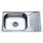 Кухонна мийка ZERIX Z6642-08-180D (decor) (ZX1601)