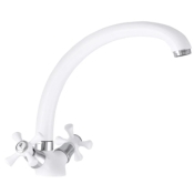 Смеситель для кухни MIXXUS OMEGA 273 белый (MI2766)