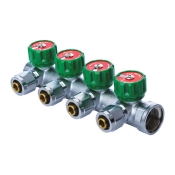 Коллектор вентильный с фитингом KOER KR.1121-4 3/4?x4 WAYS (KR2652)