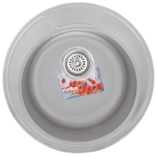 Мийка кухонна HAIBA 490 (satin) (HB0534)