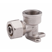 Угол обжимной SD Plus настенный Ø16х1/2" ВР