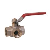 Кран шаровой SD Plus трехходовой 1/2" ВР