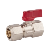 Кран кульовий обтискний SD Forte 20х3/4" ВР