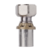 Перехідник прес Icma 16х1/2" ВР із накидою гайкою без конуса №416