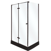 Душовий кут INSANA Adriana Black M 100х80х210 дрібний піддон 14см (А0051343)