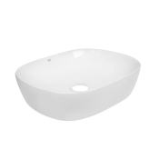Раковина-чаша Qtap Aquarius 465x375x120 White без донного клапана (QT21116302W)