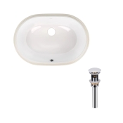 Раковина Qtap Stork 560x395x195 White з донним клапаном PU02O (QT15116030WN47294)