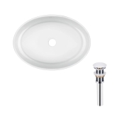 Раковина Qtap Kolibri 500x360x140 White з донним клапаном PU02 (QT10113054WN47311)