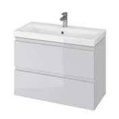 Тумба з раковиною Cersanit B07 Moduo Slim 80 сірий (UN509-045)