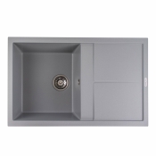 Гранитная мойка для кухни Platinum 7950 Selena серый металлик (PLA000034929)