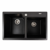 Гранитная мойка для кухни Platinum 7850 Harmony матовый Морион (PLA000040853)