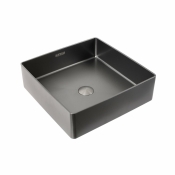 Умивальник Platinum Handmade PVD 400x400 мм чорний (PLA000032528)
