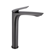 Смеситель для раковины Qtap Vlasta New высокий Gunmetal Black PVD (QTVLA269GMB45653)