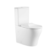 Унітаз для підлоги Qtap Virgo Ultra Quiet безободковий з сидінням Soft-Close WHITE (QT18226092AW)