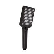 Лійка для ручного душу Qtap Rucni 140x95 прямокутна Black Matt (QTRUC125BLM45959)
