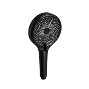 Лійка для ручного душу Qtap Rucni D 130 округла Black Matt (QTRUC125BLM45953)