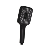 Лійка для ручного душу Qtap Rucni 140x110 прямокутна Black Matt (QTRUC125BLM45955)