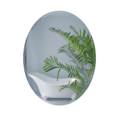 Дзеркало настінне Lidz Latwa 140.07.11 (1) овальне з декором 650х800 (LD78LA6580)