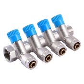 Колектор CRISTAL 3/4Gх1/2 *16 - 4-й під 35* з перекриттям NM-1016 (6902102580234) - 000001632