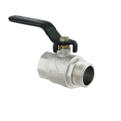 Кран шаровый Raftec BLACK PN40 НВ 1" ручка DRH31 (RAF39512)