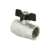 Кран шаровый Raftec BLACK PN40 ВВ 3/4" бабочка DRB2 (RAF50809)