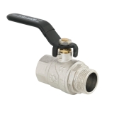 Кран шаровый Raftec BLACK PN20 НВ 3/4" ручка DRH21 (RAF51212)