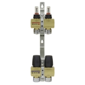 Коллектор с расходомерами Raftec GOLD 1"х2 LCR-1.2 (RAF56995)
