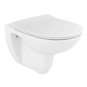 Унітаз підвісний Roca Debba Round Rimless сидіння з кришкою Slim Soft-Close (A34H992000)
