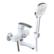 Змішувач для ванни Mixxus Magnum 009 Euro White/Chrome (MI6203)