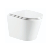 Унітаз підвісний Mixxus Premium Bevel-0301-T3 система змиву Tornado 3.0 (MP6472)