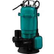 Насос занурювальний дренажно-фекальний Zegor 0.75kw H11.8м Q17м³/г кабель 8м з вим. поплавком (AQD750F)