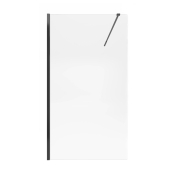 Душова перегородка Qtap Walk-In Standard BLM201.C8, скло 8мм Clear, CalcLess, 100x190, нерухома (STDBLM201C8)