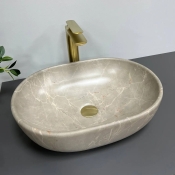 Умивальник накладний VBI Modena S Beige Stone (VBI-012003)