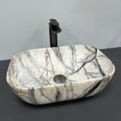 Умивальник накладної VBI Ravenna Light Gray Onyx (VBI-011213)
